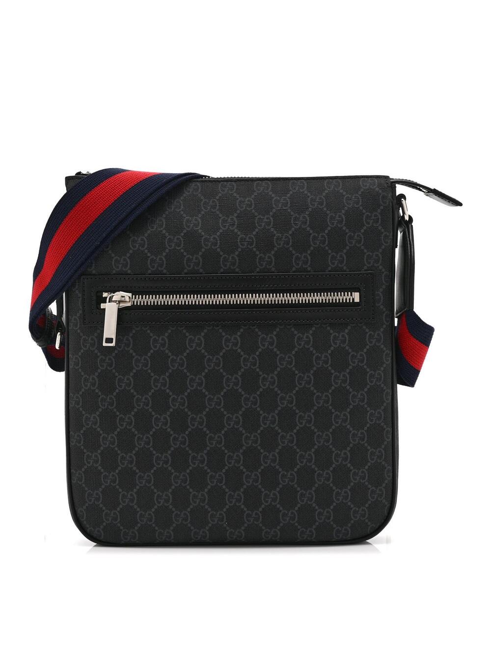Gucci Gg Supreme Web Small Flat #257833G11B